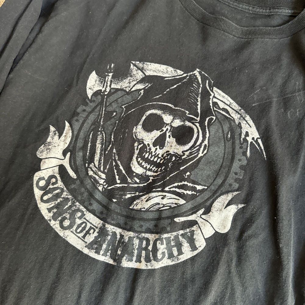 Autographed Sons of Anarchy Redwood Original Long Sleeve T-shirt Reaper Large - Picture 2 of 8